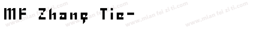 MF Zhang Tie字体转换
